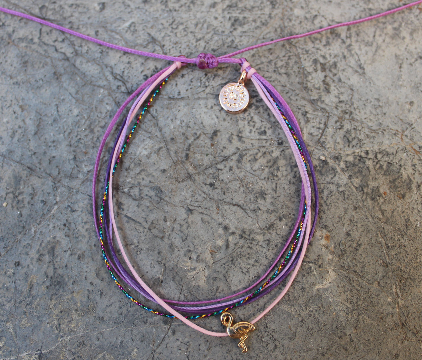 Cordas Anklet / Flamingo