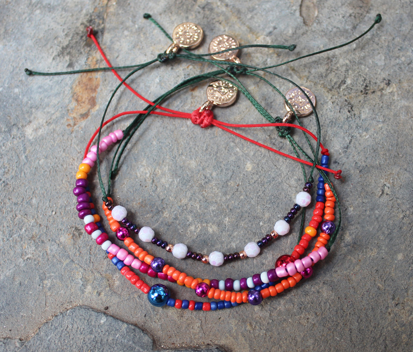 Chicas Beads Bracelet Set Of 4