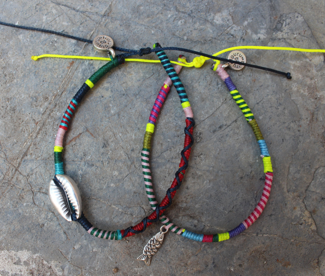 Fish Shell Anklet Set Of 2