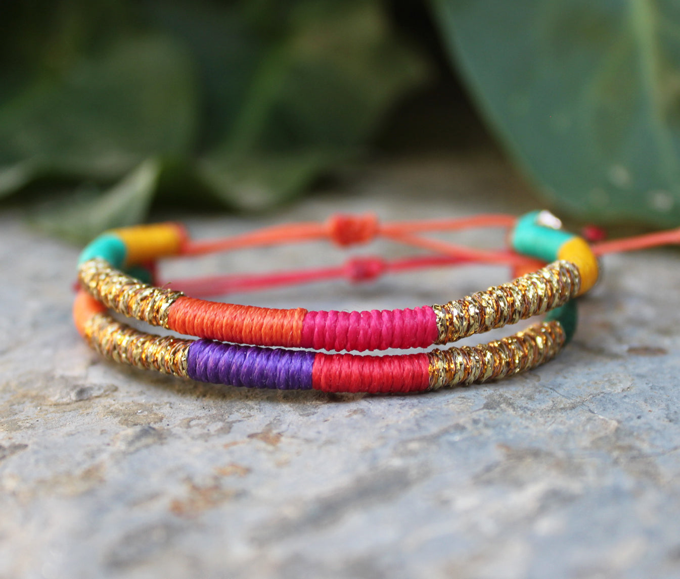 Wave Bracelet Set Of 2 / Shiny