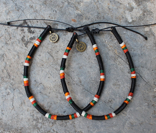 African Anklet Set Of 2