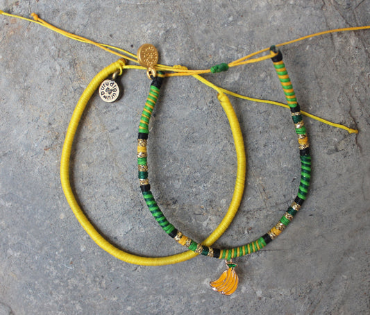 Banana Anklet Set Of 2