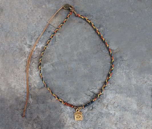 Boho Necklace / Eye