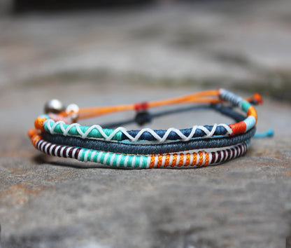 Loop Thin Bracelet Set of 3 / 09