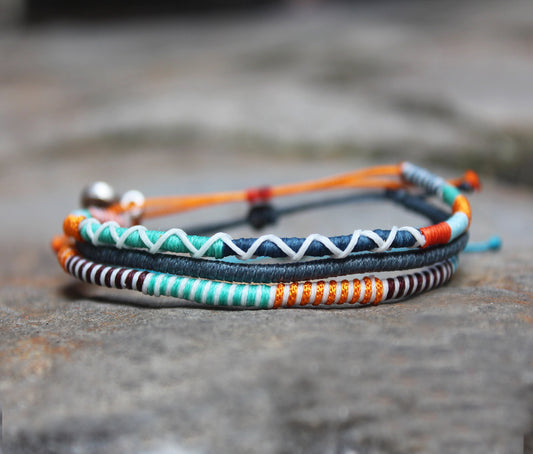Loop Thin Bracelet Set of 3 / 09