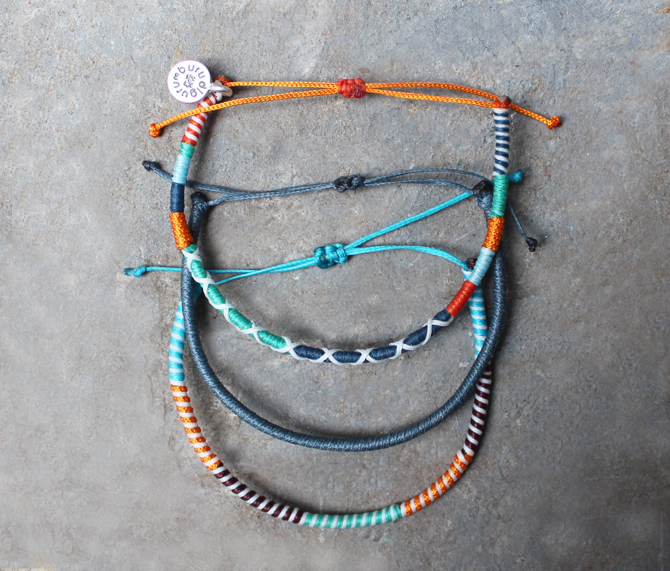 Loop Thin Bracelet Set of 3 / 09