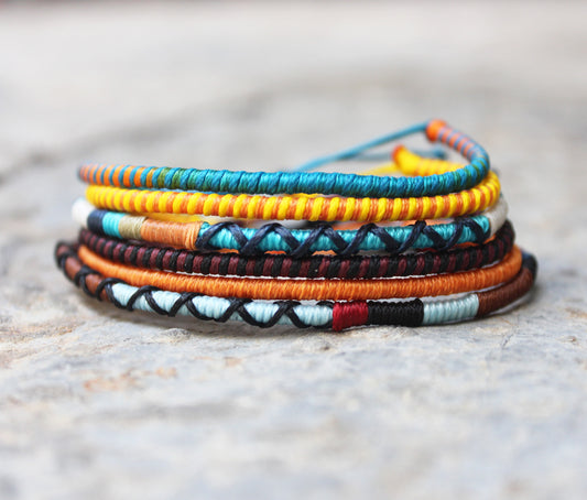 Loop Thin Bracelet Set of 6 / 01