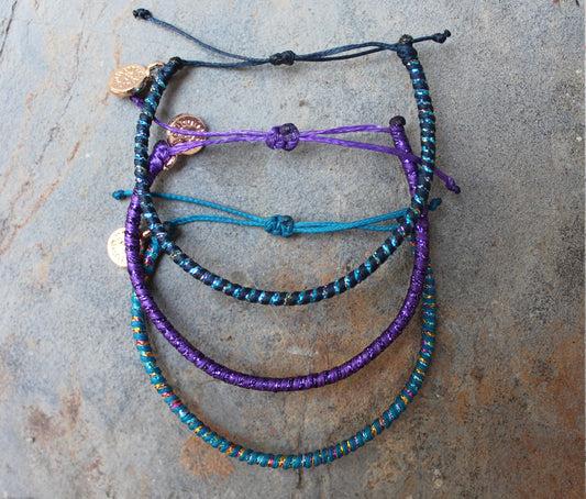 Loop Thin Bracelet Set of 3 / Cosmos
