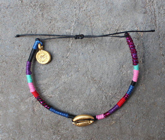 Loop Thin Bracelet / Disco Shell