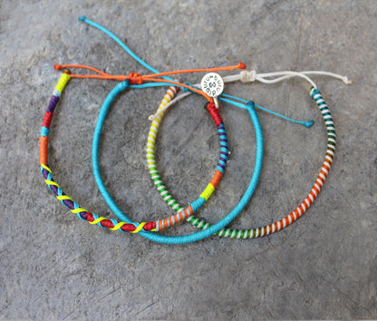 Loop Thin Bracelet Set of 3 / Hawai