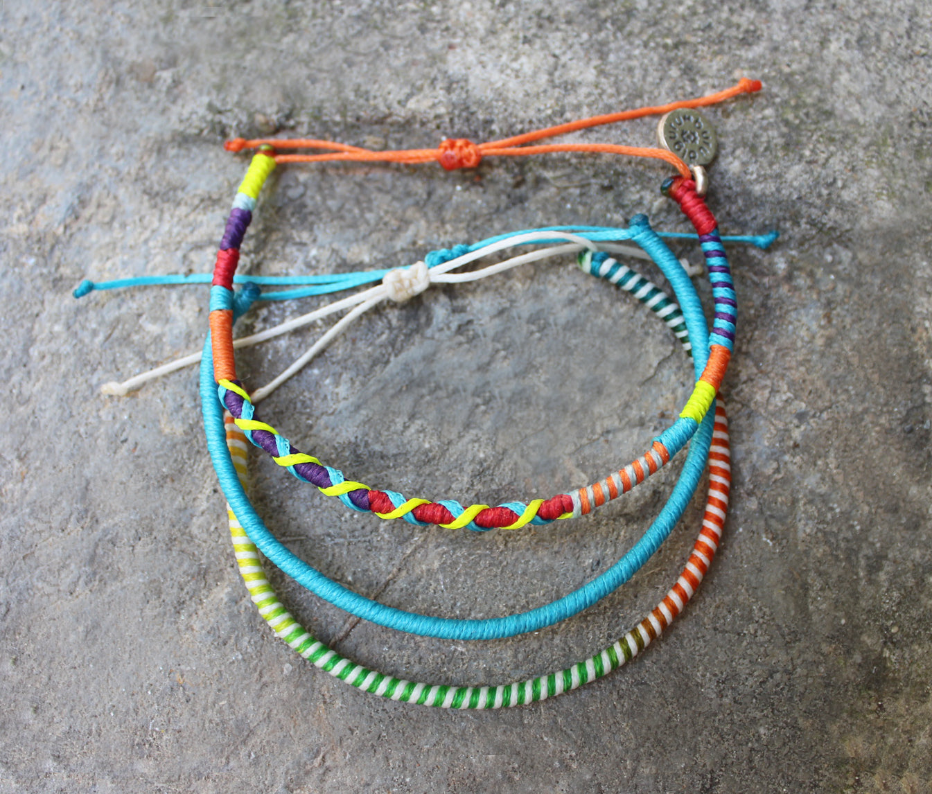 Loop Thin Bracelet Set of 3 / Hawai