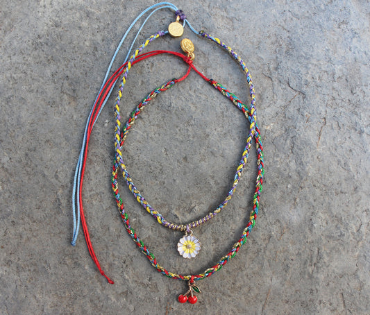 Cherribloom Necklaces Set Of 2